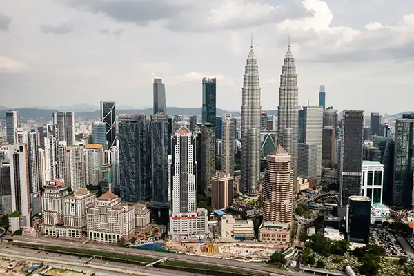 Kuala Lumpur city, one of the main destinations in Malaysia